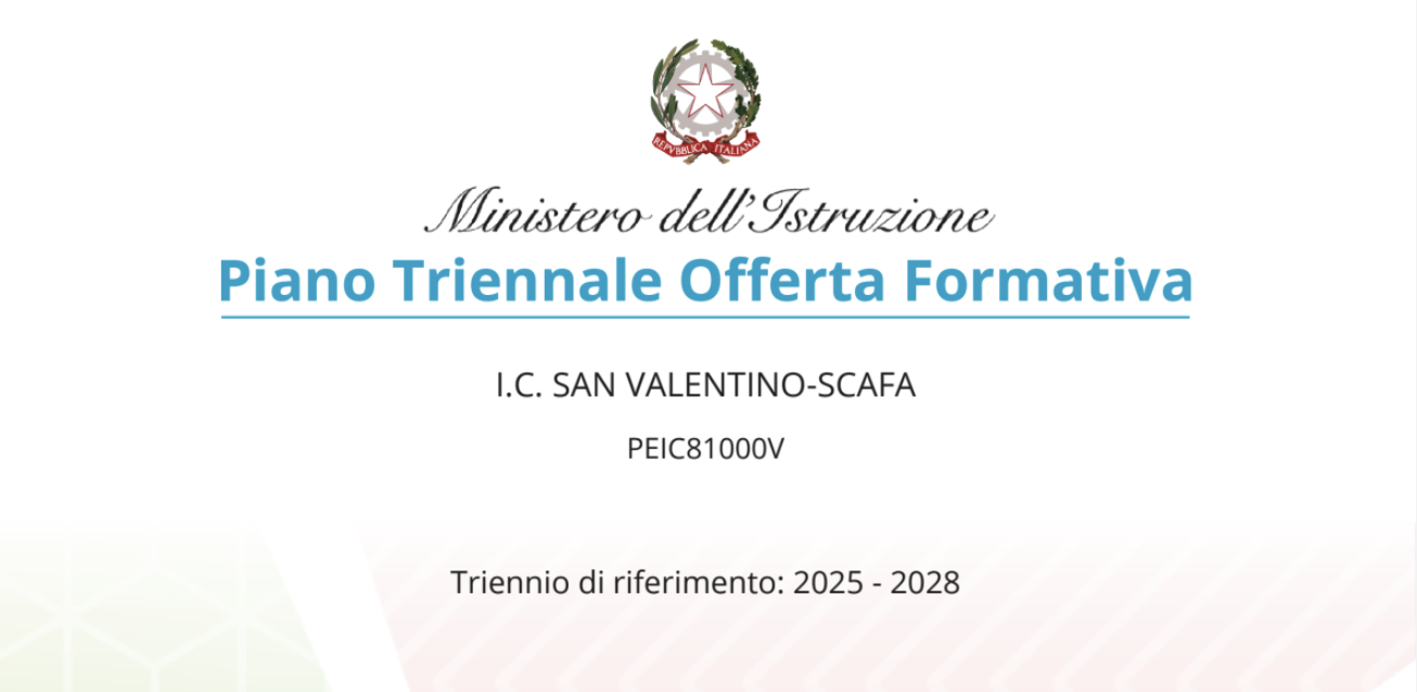 Piano Triennale Offerta Formativa
